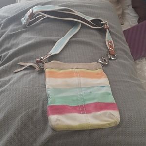 Coach Striped Bag